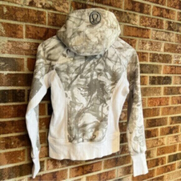 lululemon athletica Tops - Lululemon * Scuba Hoodie Jacket Unicorn Tears Size 4 Jacket thick soft Rare